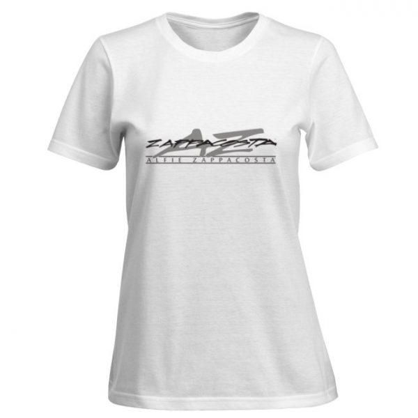 Alfie Zappacosta - Collectors T-Shirt - Ladies Style A02 -FRONT